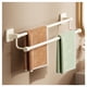 thumbnail image 1 of Toallero a prueba de herrumbre, toallero blanco, barra de toalla, colgador de toallas for baño, 1 of 8