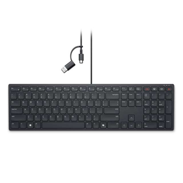 Teclado Dell KB525C de colaboración por cable USB-C y USB-A