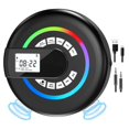 thumbnail image 1 of Reproductor de CD Portátil con Altavoz, Bluetooth, Transmisor FM, Compatible con AUX/USB, Pantalla LCD y Luz RGB para Coche., 1 of 1