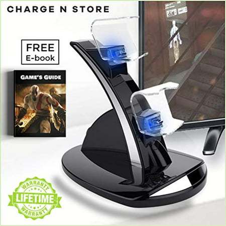 New 2019 Version PS4 Controller Charger, Playstation 4/ PS4/ PS4 Pro/ PS4 Slim Controller Charger Charging Docking Station