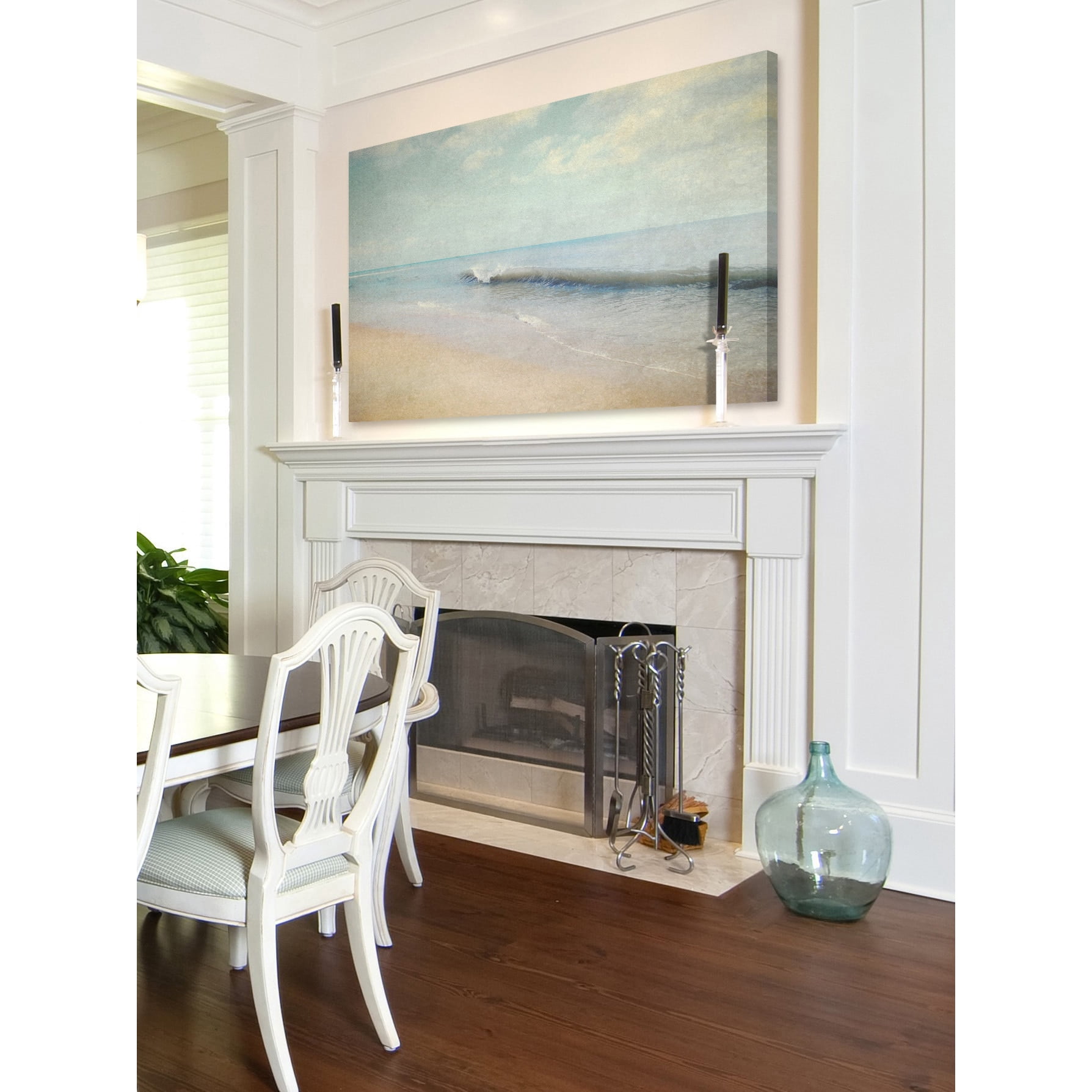 "One Wave" Painting Print on Wrapped Canvas