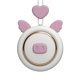 thumbnail image 2 of Ventilador colgante cuello perfecl, Ventilador personal recargable por USB, Ventilador portátil dibujos animados, púrpura Violeta, 2 of 5