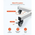 thumbnail image 4 of Mobile Mayo Stand Stainless Steel Mayo Tray 25.2-39.8" with Removable Tray, 4 of 7