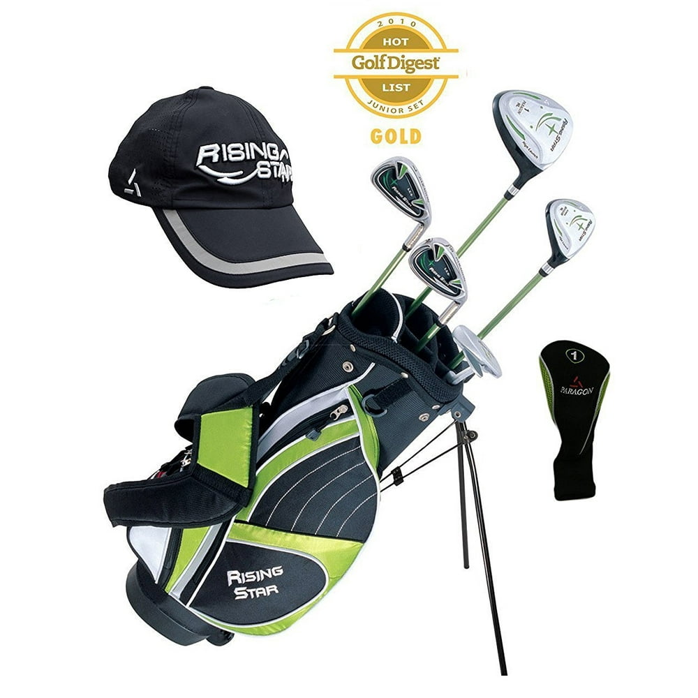 Paragon Golf Rising Star Kids Golf Clubs Set / Ages 810 Green With
