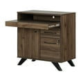 thumbnail image 2 of Meubles South Shore Flam Bureau secrétaire multifonctions Noyer naturel, 2 of 25