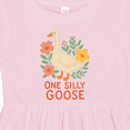 thumbnail image 4 of Inktastic One Silly Goose Cute Animal Design Girls Baby Dress, 4 of 5