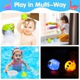 thumbnail image 4 of Máquina de burbujas con forma de dinosaurio Qirptey de juguete de baño para niños de 1 a 3 años, 4 of 6