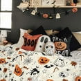 thumbnail image 4 of Halloween Ghost Boo Blanket- Fun and Cute Flannel Soft Warm Blanket for Sofas and Chairs - 50x60 Inch, 4 of 8