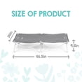thumbnail image 4 of Regalo My Cot Portable Toddler Bed, Lightweight Foldable Travel Bed for Kids, Gray/White Legs, 4 of 9