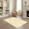 thumbnail image 2 of ODIKA 4'x6' Ultra-Soft Area Rug, Vintage Rose Garden With Romantic Scroll Border And Spring Blooms Floral None Washable, Bare feet friendly, Silk-Touch for Bedroom Home office, 2 of 7