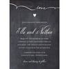 Script Love Standard Wedding Invitation