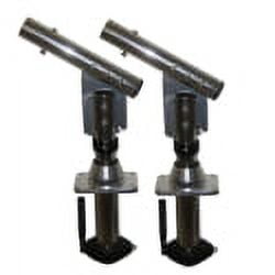 Lee's Tackle SW9300 Lee's Sidewinder Bolt-in Outrigger Mounts, Lay-down  Version - Silver[pair]