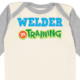 thumbnail image 4 of Inktastic Welder in Training Boys or Girls Long Sleeve Baby Bodysuit, 4 of 5