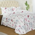 thumbnail image 7 of Mellanni Bedspread Coverlet Set Floral - Reversible Bedding Cover - Oversized Quilt Set, 2 Piece, Twin / Twin XL, Floral Multi, 7 of 7