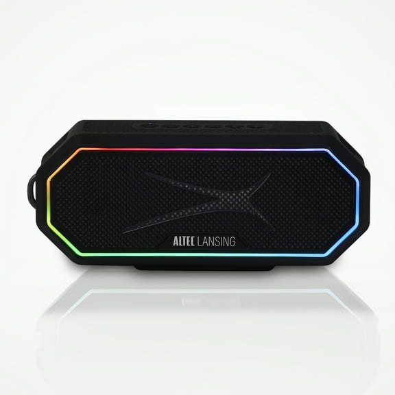 Open Box Altec Lansing Hydra Jolt 2.0 Everything Proof Wireless Magnetic Portable Bluetooth Speaker, Black