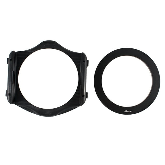 Unique Bargains 3-Slot Filter Holder   67mm Aluminum Adapter Ring for Cokin P Series DSLR
