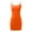 Orange, variant on TIANZEN Discover Trendy Women's Casual Dress Versatile And Stylish For Everyday Wear And Night Out Slim Fit Strapless Design Women Dresses for Summer Summer Dress Knee Length Size Large Dresses