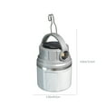 thumbnail image 3 of Rechargeable LED Camping Light - Portable Retro Lantern for Tents, Outdoor, Emergency with Adjustable Brightness, Lightweight & Eco-Friendly Lithium Battery, 3 of 9