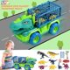 thumbnail image 2 of Juego de camión de transporte de dinosaurios, juguete para niños de 3 a 5 años, coche de tiranosaurio de juguete 3 4 5 6 7 + 8 años, regalo para niños y niñas., 2 of 7