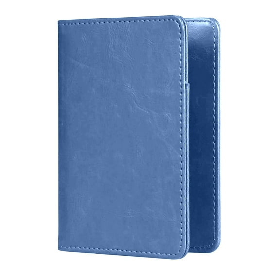 BIZHUA "Stylish Leather Passport Wallet Available in Nine Gorgeous Colors for Seeking Functionality and Fashion", Leather Passport Holder with Multiple Card Slots