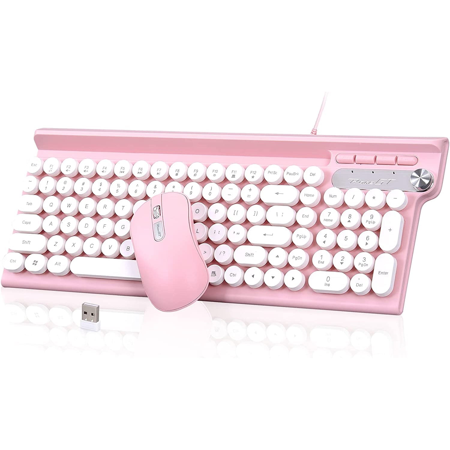 Mofii 666 Wireless Keyboard Mouse Combo,2.4G Colored keyboard ,110 