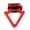 red, variant on sailesiti ABS Material Car Trailer Towing Hooks for Stylish and Sporty Car Decoration