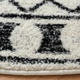 thumbnail image 3 of SAFAVIEH Tulum Roland Geometric Area Rug, 6'7" x 6'7" Round, Black/Ivory, 3 of 8