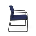 thumbnail image 4 of Gansett Reception Waiting Room Bariatric Chair / Charcoal Steel / Blue, 4 of 5
