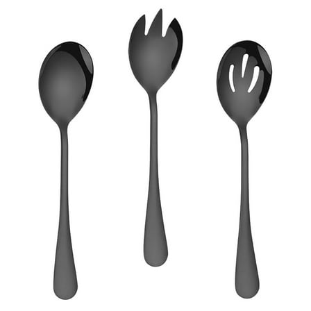 Salad Serving Utensils Restaurant Fruit Fork Spaghetti Spoon Plastic Forks Cutlery Stainless Steel