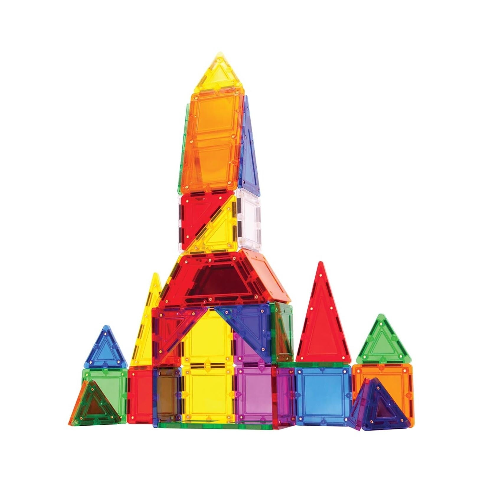 Tileblox Rainbow Multicolor Magnetic Tiles 42 Pieces