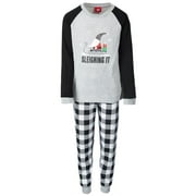 Family Pajamas Big Kids Sleepwear 2-Pieces Sleighing It Pajama Set;8