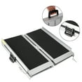 thumbnail image 5 of 5FT Portable Wheelchair Ramp Non Skid Aluminum Foldable Mobility Scooter Ramp, 5 of 5