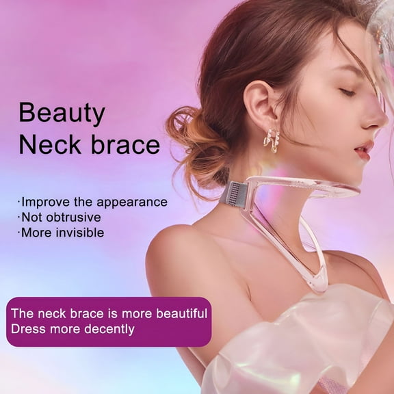 FACEGA Neck Brace Ergonomic Design Posture Correction Adjustable Cervical Neck Support Traction Device for Women Men