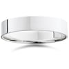 Pompeii 5mm Flat High Polished Wedding Band 950 Platinum (,)