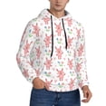 thumbnail image 2 of Wukai Hello Rabbit Print Men Hoodies Fleece Sweatshirts Long Sleeve Sweaters Pullover Fall Outfits Winter Clothes-Small, 2 of 7