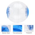 thumbnail image 3 of CUITING 3pcs Transparent Pet Hamster Exercise Ball Mini Trot Plastic Toys (Blue), 3 of 12
