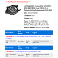 thumbnail image 2 of Left Fog Light - Compatible with 2007 - 2008 BMW 328i Base RWD 3.0L 6-Cylinder Naturally Aspirated DOHC GAS, 2 of 2