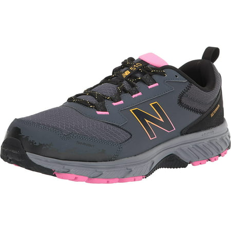 New Balance Womens 510 V5 Trail Running Shoe 9.5 Thunder/Pink/Orange
