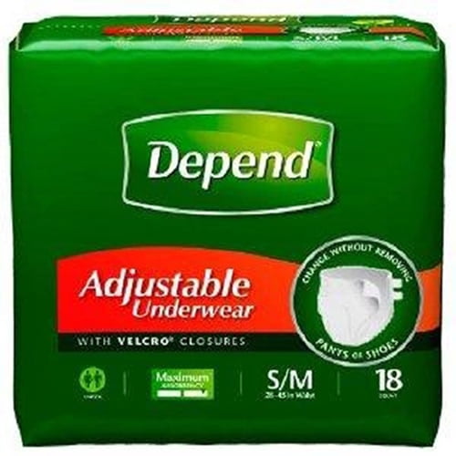 Depend Adult Underwear Pull On Small/MED Heavy AbsorbencyPack of 18