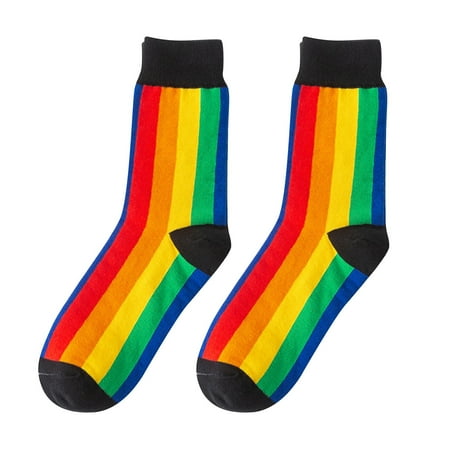 

Heiheiup Socks Couple Autumn Winter Stripe Stockings Long Socks