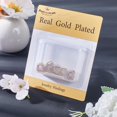 thumbnail image 6 of 1 Box 16Pcs Huggie Hoop Earring Findings 18K Gold Plated Brass 2 Style Hoop Earrings with Multi Loops Circle Teardrop Flower Leverback Ear Wires Components for DIY Earrings, 6 of 6