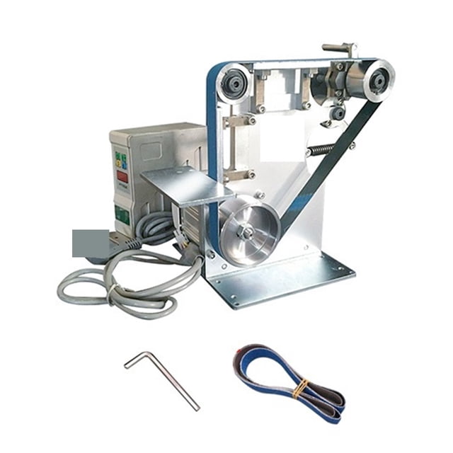 Brushless Belt Machine Electric Belt Sander Grinder Polisher Sharpener Polishing Grinding Machine 762x25mm Fixed Angle Open ,Easy to Use
