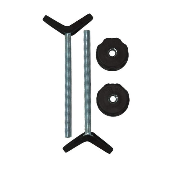 Adaptador de barandilla Baby Gate Guru M8 con eje en Y de 12 cm, paquete de 2