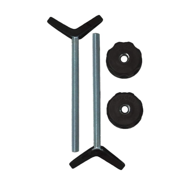 Adaptador de barandilla Baby Gate Guru M8 con eje en Y de 12 cm, paquete de 2