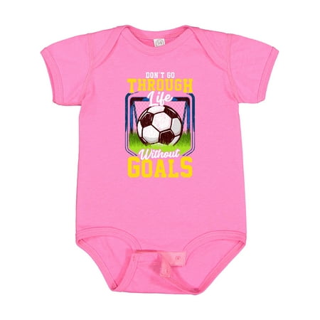 

Inktastic Soccer Funny Goals Gift Baby Boy or Baby Girl Bodysuit