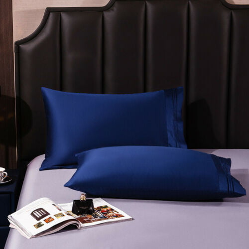 Pure Silk Pillowcase Satin Pillow Cases Cushion Covers Home Decor Bed Bedding 