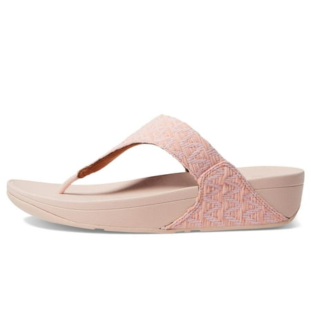 FitFlop Lulu Geo-Webbing Toe Post Sandals Pink Salt 8 M (B) | Walmart ...