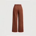 thumbnail image 6 of ManxiVoo Womens Straight Leg Corduroy Pants In A Wide Relaxed Fit For Autumn And Winter Casual Style Featuring Practical Pockets And A Long Silhouette S Size Brown, 6 of 7