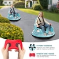 thumbnail image 2 of Jojoka 12V Bumper Car for Kids, Bumper Buddy for Kids for Toddler with Remote, LED Lights & 360 Degree Spin, ASTM Certified, for 18 Month-6 Years Boys & Girls, Blue, 2 of 9