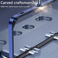 thumbnail image 2 of Carcasa de aluminio con marco de parachoques de metal compatible con Iphone 14 Pro Max/14 Pro/14 Plus con protección de borde elevado, 2 of 5